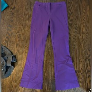 Escada purple flare trousers size 34